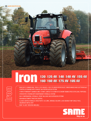Traktory 4WD SAME Iron 175 Hi-Line DCR