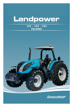 Traktory 4WD Landini Landpower 165 Techno