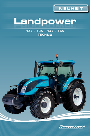 Traktory 4WD Landini Landpower 145 Techno