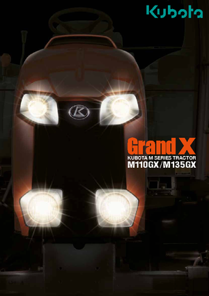 Traktory 4WD Kubota M 135 GX