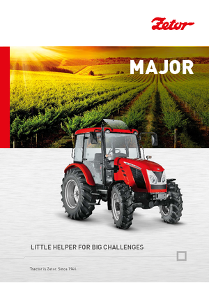 Traktory 4WD Zetor Major 80