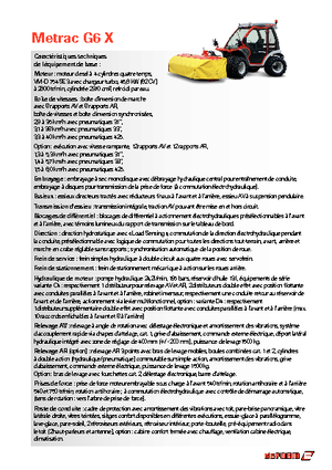 Traktory 4WD Reform Werke Metrac G 6 X
