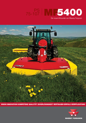 Traktory 4WD Massey Ferguson MF 5430-4 Freisicht