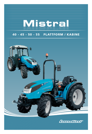 Traktory 4WD Landini Mistral 50