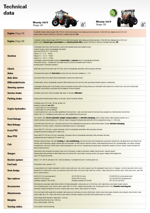 Traktory 4WD Reform Werke Mounty 100 V