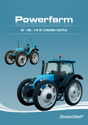 Traktory 4WD Landini Powerfarm 100 HC