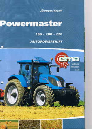 Traktory 4WD Landini Powermaster 180