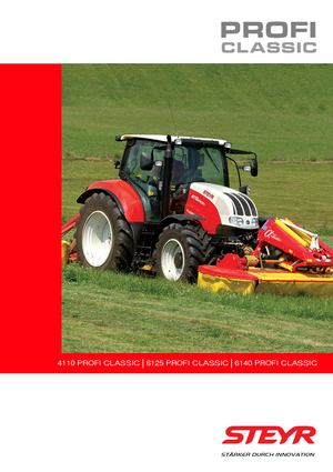 Traktory 4WD Steyr 6125 Profi Classic Profi