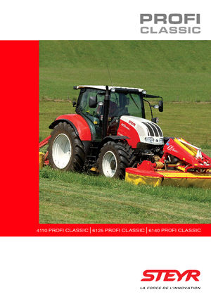 Traktory 4WD Steyr 6125 Profi Classic Profi