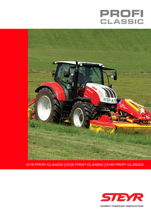 Traktory 4WD Steyr 6125 Profi Classic Profi