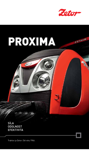 Traktory 4WD Zetor Proxima 70 EKO