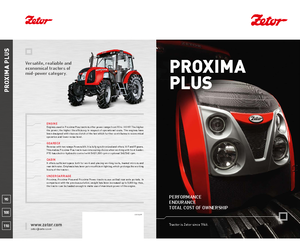 Traktory 4WD Zetor Proxima Plus 90