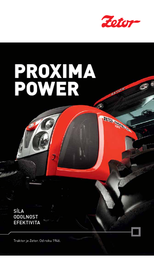 Traktory 4WD Zetor Proxima Power 100