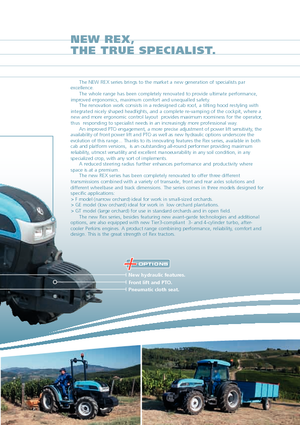 Traktory 4WD Landini Rex 80 GE