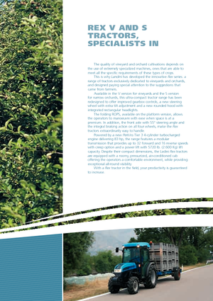 Traktory 4WD Landini Rex 90S