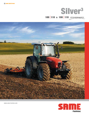 Traktory 4WD SAME Silver³ 110 Continuo