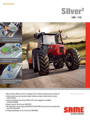 Traktory 4WD SAME Silver³ 100 DT