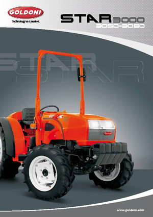 Traktory 4WD Goldoni Star 3050