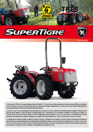 Traktory 4WD Carraro Supertigre 5500