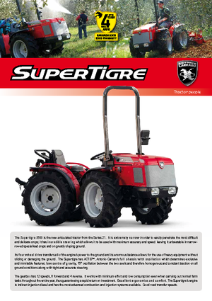 Traktory 4WD Carraro Supertigre 5500