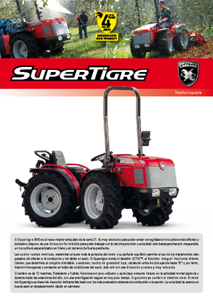 Traktory 4WD Carraro Supertigre 5500