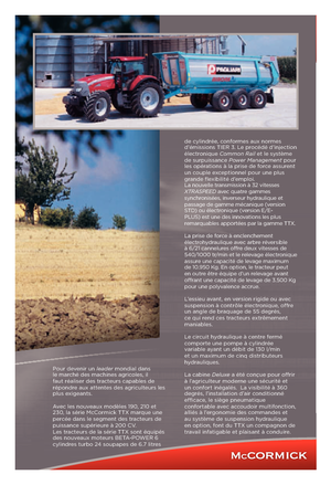 Traktory 4WD McCormick TTX 230 E