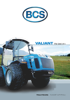 Traktory 4WD BCS Valiant 550 RS