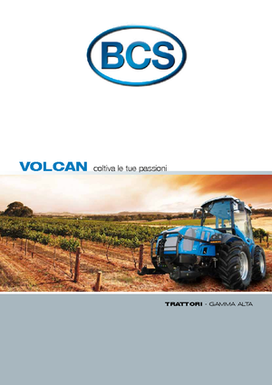 Traktory 4WD BCS Volcan 750 Ds