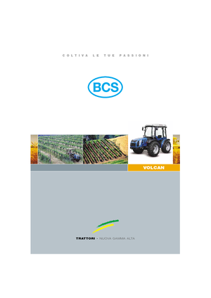 Traktory 4WD BCS Volcan 950 AR