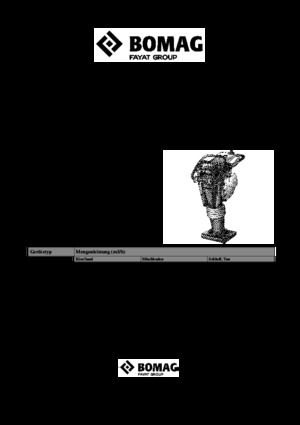 Vibrační pěchy naftové a benzínové Bomag BVT 65