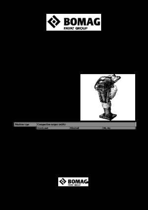 Vibrační pěchy naftové a benzínové Bomag BVT 65