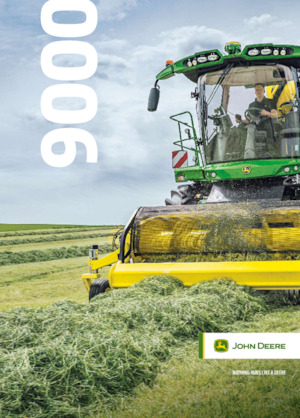 Sklízecí řezačky - pohon na 4 kola John Deere 9500