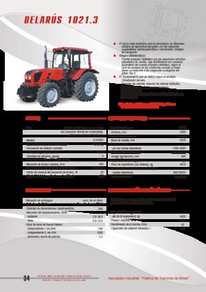 Traktory 4WD Belarus 1021.3