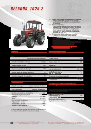 Traktory 4WD Belarus 1025.2