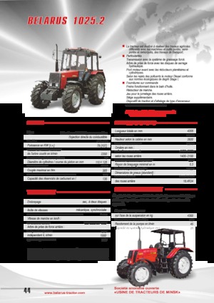 Traktory 4WD Belarus 1025.2