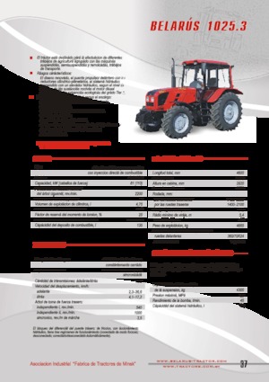 Traktory 4WD Belarus 1025.3