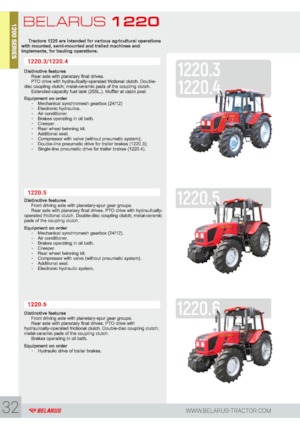 Traktory 4WD Belarus 1220.3