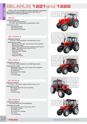 Traktory 4WD Belarus 1221.4
