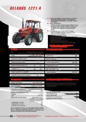 Traktory 4WD Belarus 1221.4