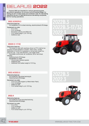 Traktory 4WD Belarus 2022.4