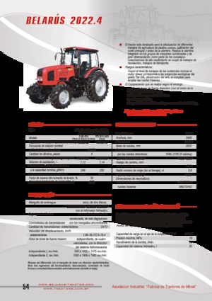 Traktory 4WD Belarus 2022.4