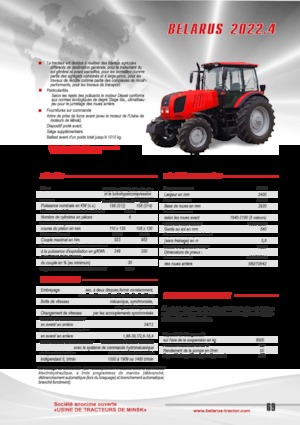 Traktory 4WD Belarus 2022.4