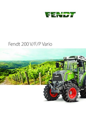 Traktory 4WD Fendt 210 V Vario