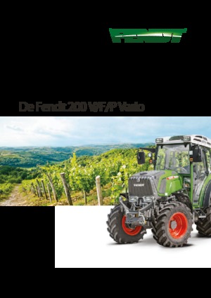 Traktory 4WD Fendt 210 V Vario