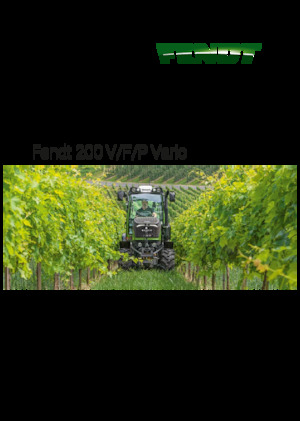 Traktory 4WD Fendt 210 V Vario Power