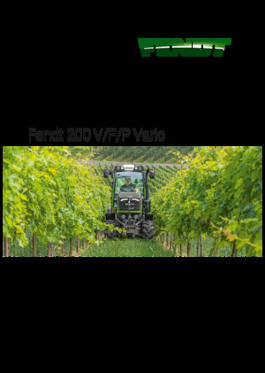 Traktory 4WD Fendt 210 V Vario Power