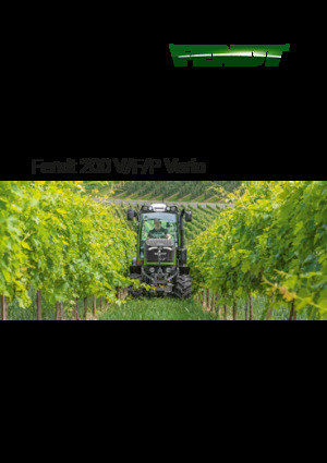 Traktory 4WD Fendt 210 V Vario Power