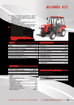 Traktory 4WD Belarus 422