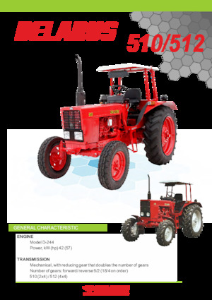 Traktory 4WD Belarus 512