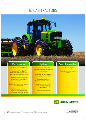 Traktory 4WD John Deere 6150J